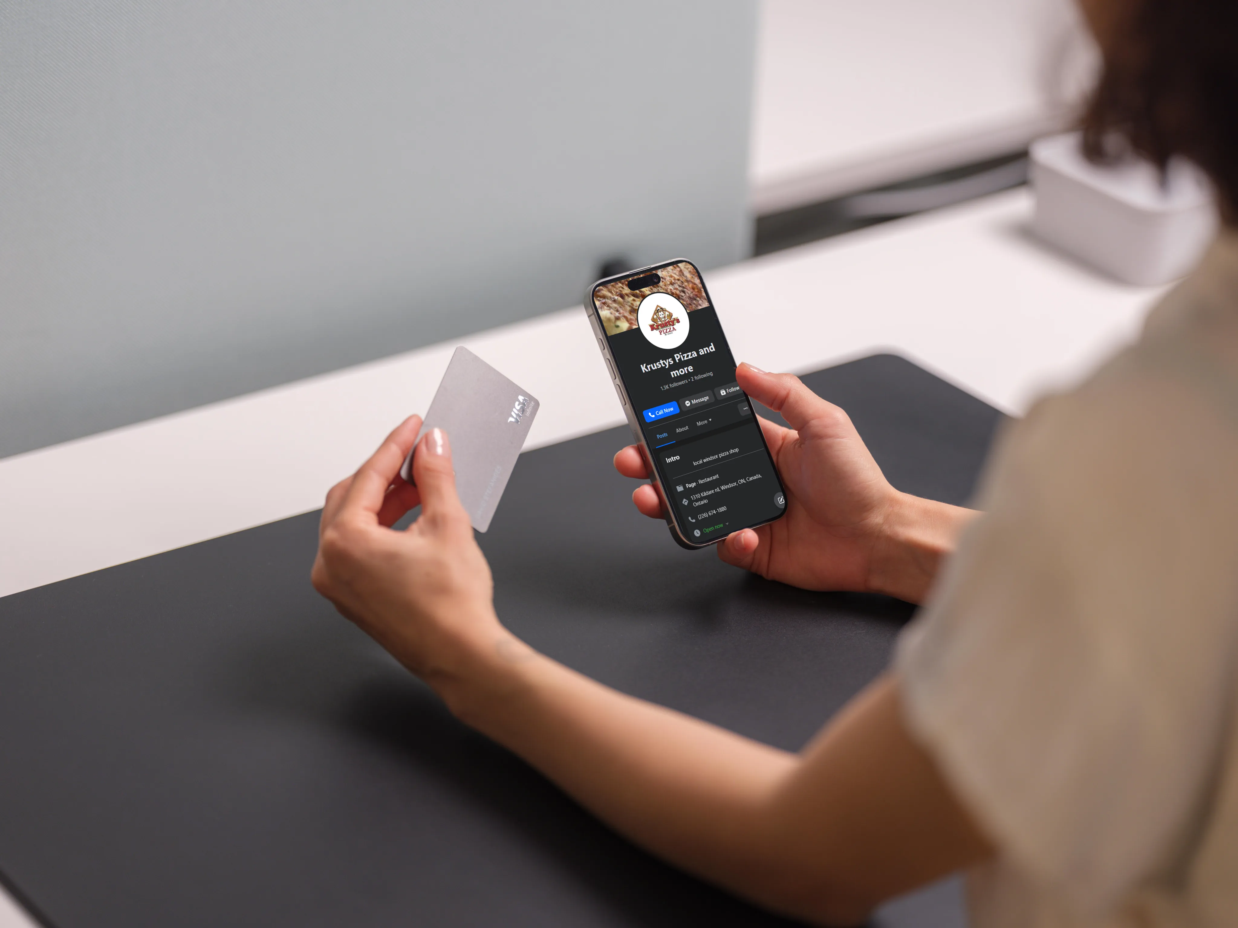 An image of krusty's pizza a local windsor pizza place